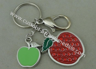 Beauty 3D Logo Promotional Key Rings Personalised With Swarovski