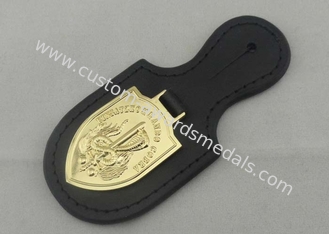 Personalized Leather Keychains , Einsatzkommando Cobra Leather Pocket Badge