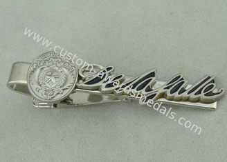 22 mm Special Cufflink Custom Tie Bars 3D Brass Stamped Silver