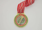 Çinko Alaşım Die Cast Madalya / Yüksek Parlatma Jimnastik Spor Günü Madalyaları